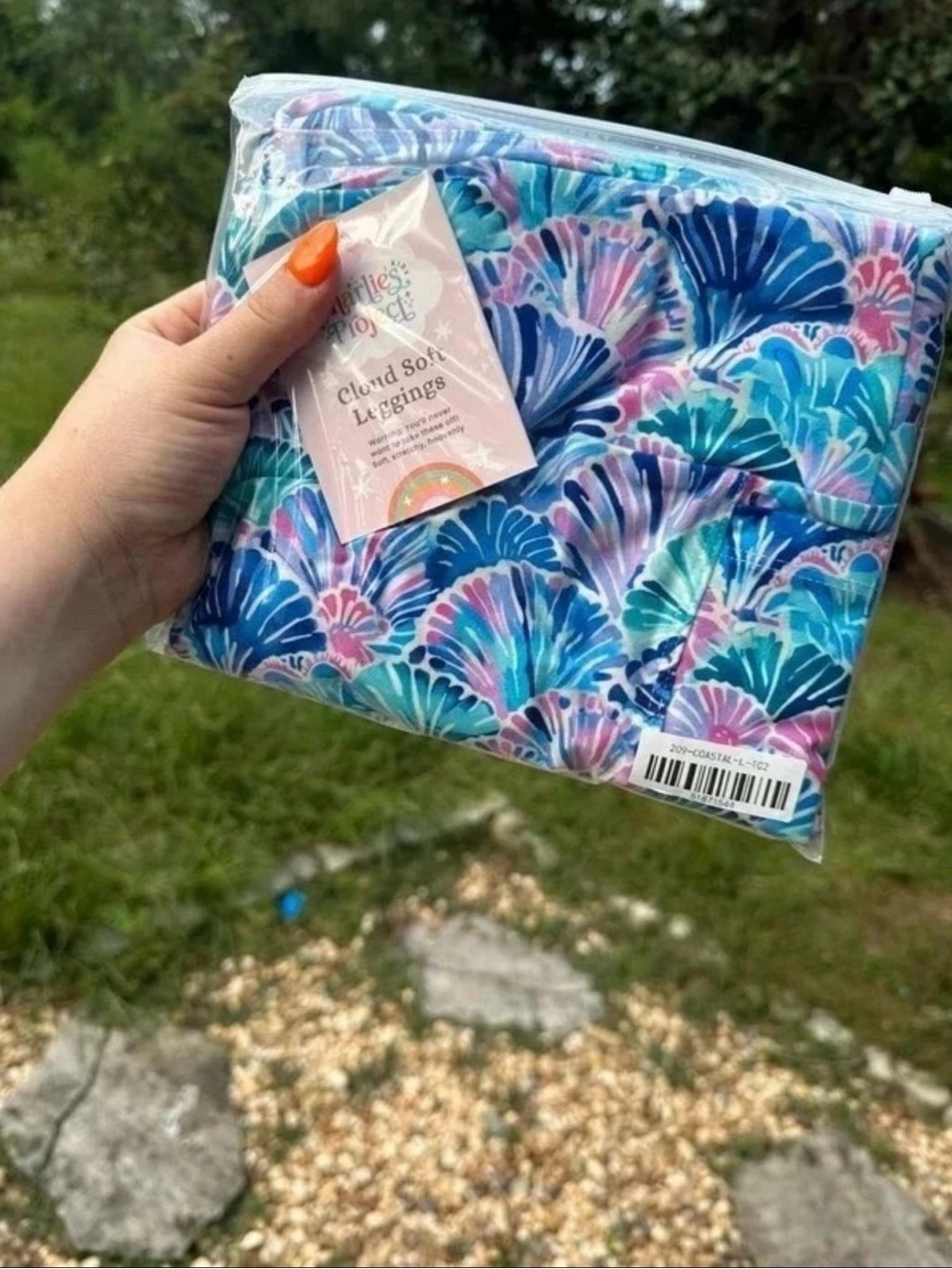 Charlie’s Project Coastal Print Pocket Leggings TC2